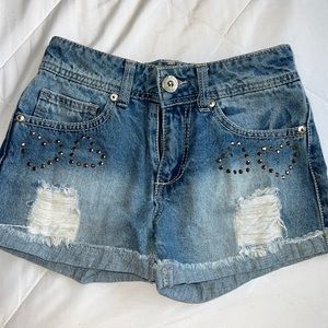 Girls Guess Jean Shorts